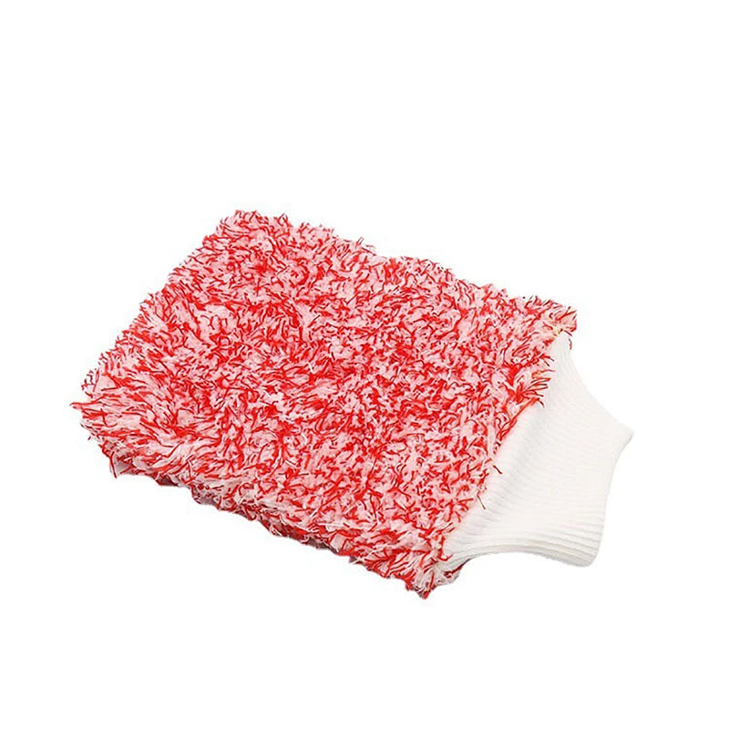 High quality1Pc Car Wash Microfiber Glove Wheels Wash Mitt Non-Slip Soft Easy To Cleaning Car Wheel Mitt Car Accessories