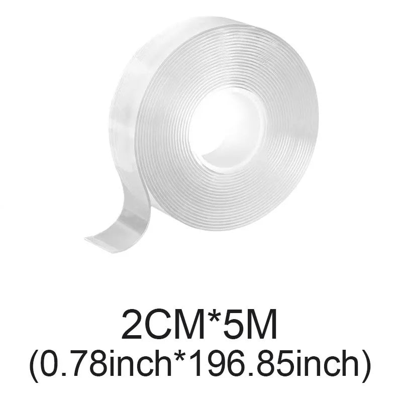 Adhesives Sealers Tape Super Strong Double-Sided Tape Reusable Traceless Waterproof , Adhesive Nano Sticker,Sink Tap Gel Sticker