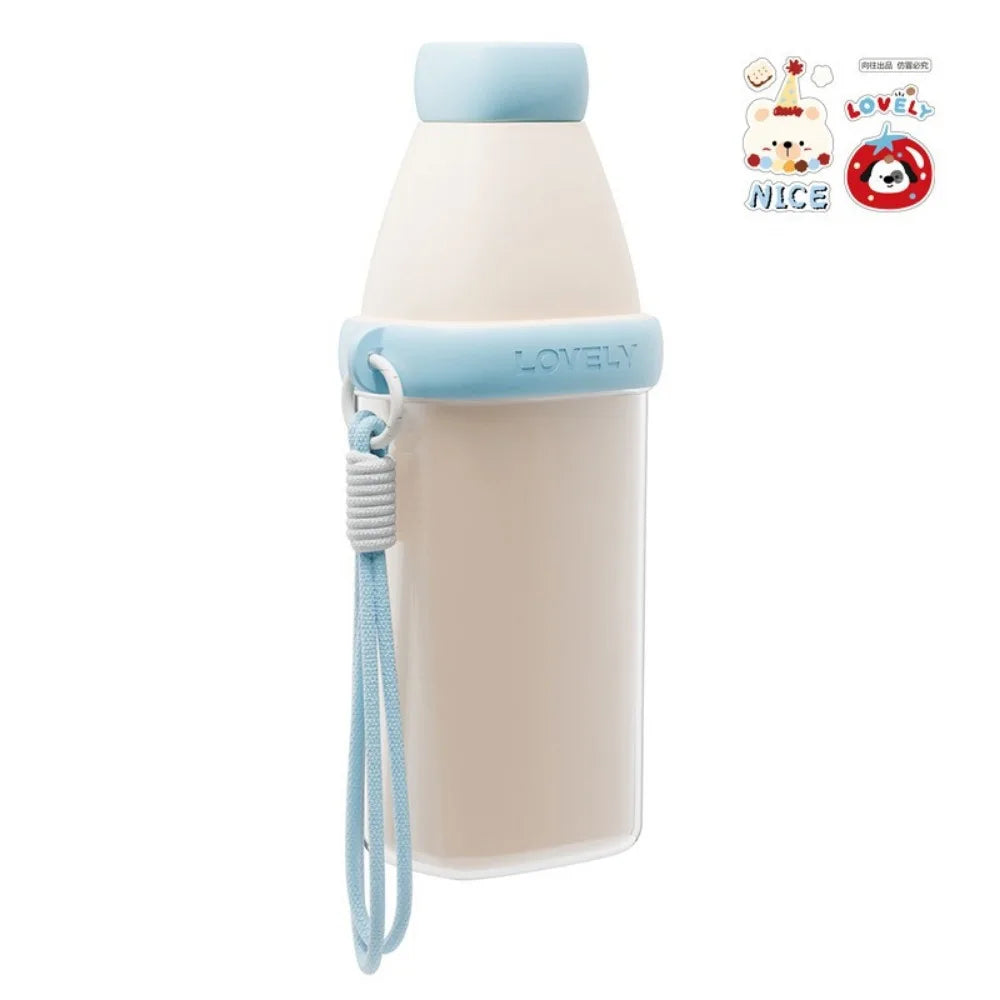 Plastic 3 in 1 Toothbrush Cup Cartoon Large Capacity Mouthwash Cup Space Saving Toothbrush Toothpaste Storage Box For Home
