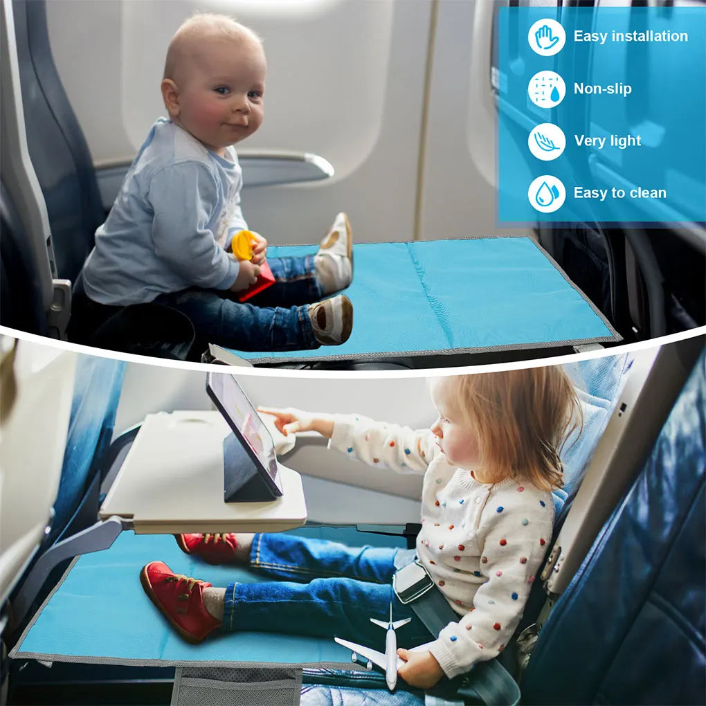 Toddler Airplane Seat Extender Portable Children Pedals Beds Foot Leg Rest Hammock Kids Travel Airplane Bed Baby Footrest Bed