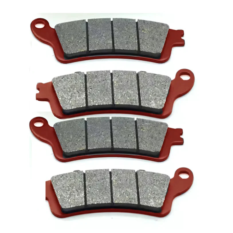 High Friction Brake Front Rear Brake Pad Kit Fit for Honda Goldwing 1800 2001-2017 Ceramic Material Brake Pad Replace for FA261