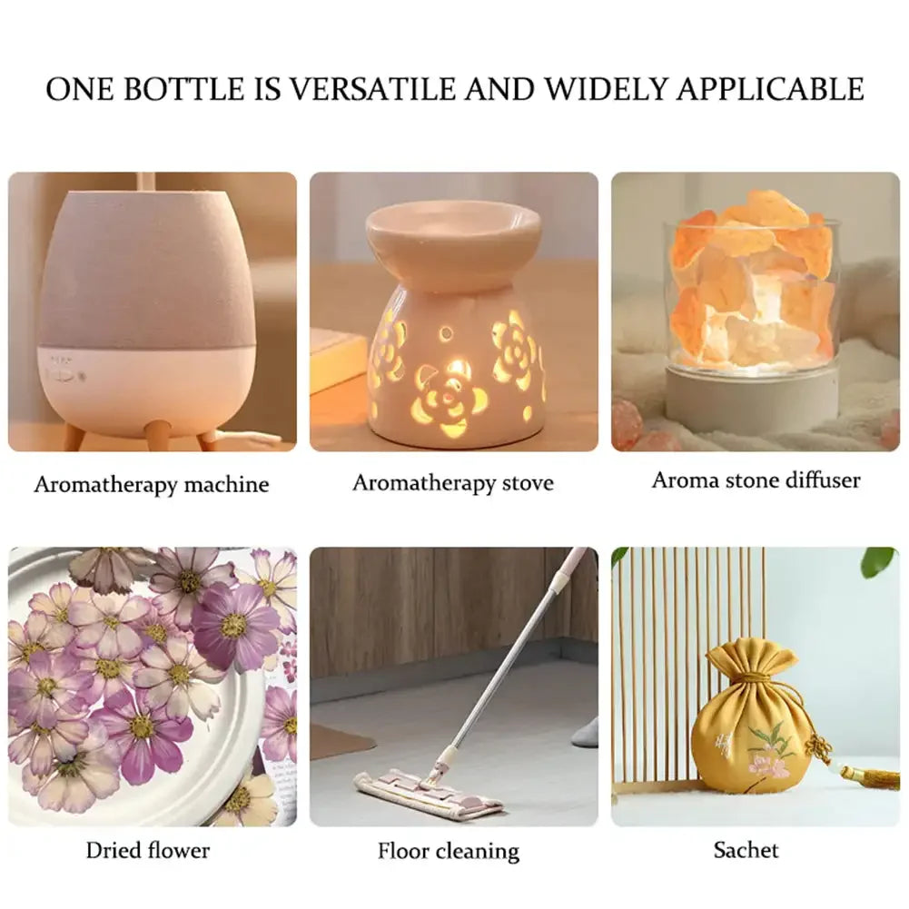 10ML Fragrance Humidifier Air Freshener Natural Plant Aromatherapy Essential Eliminating Odors Perfume For Household Car Office