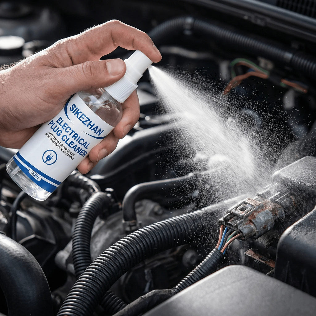120ml Electronic Contact Cleaner Spray Fast Drying No Residue Degreaser for Car Plugs Connectors PCB Circuit Boards Deoxidizer