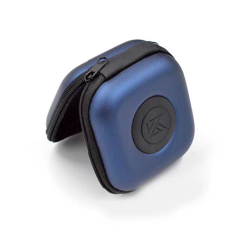 KZ PU Wired Headphone Bag Black Earphone Storage Case Convenient Carrying Earphone Cable Storage Box