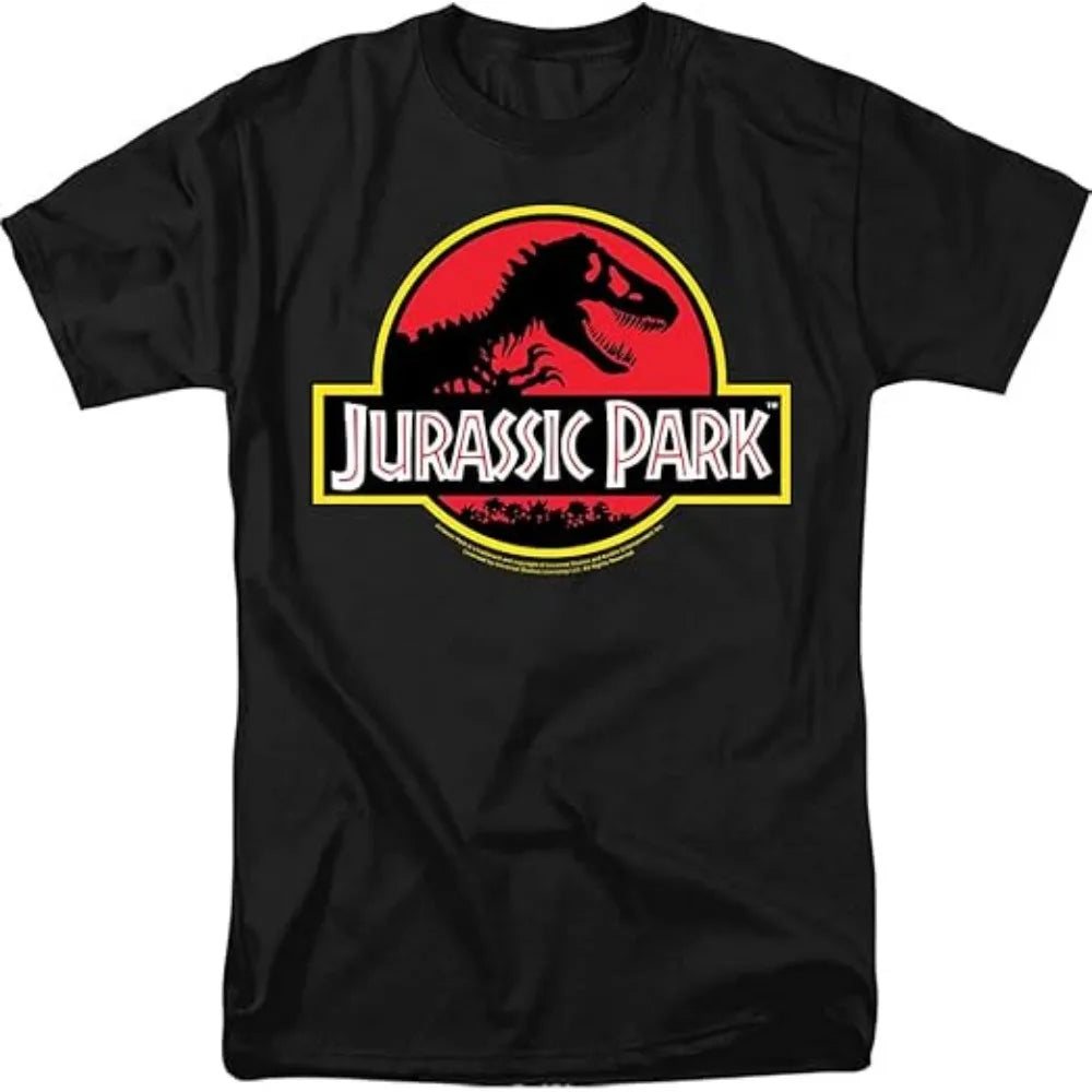 2026 Spring and Summer New Jurassic Park Classic Movie Logo New Men's T-shirt Men's Pattern T-shirt Men's T-shirt