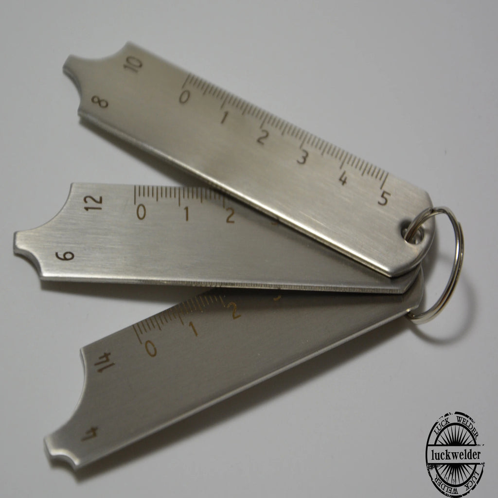 Three-Piece Key Set Inspection Welding Gauge Fit MIG/TIG/STICK Welding Test Gage