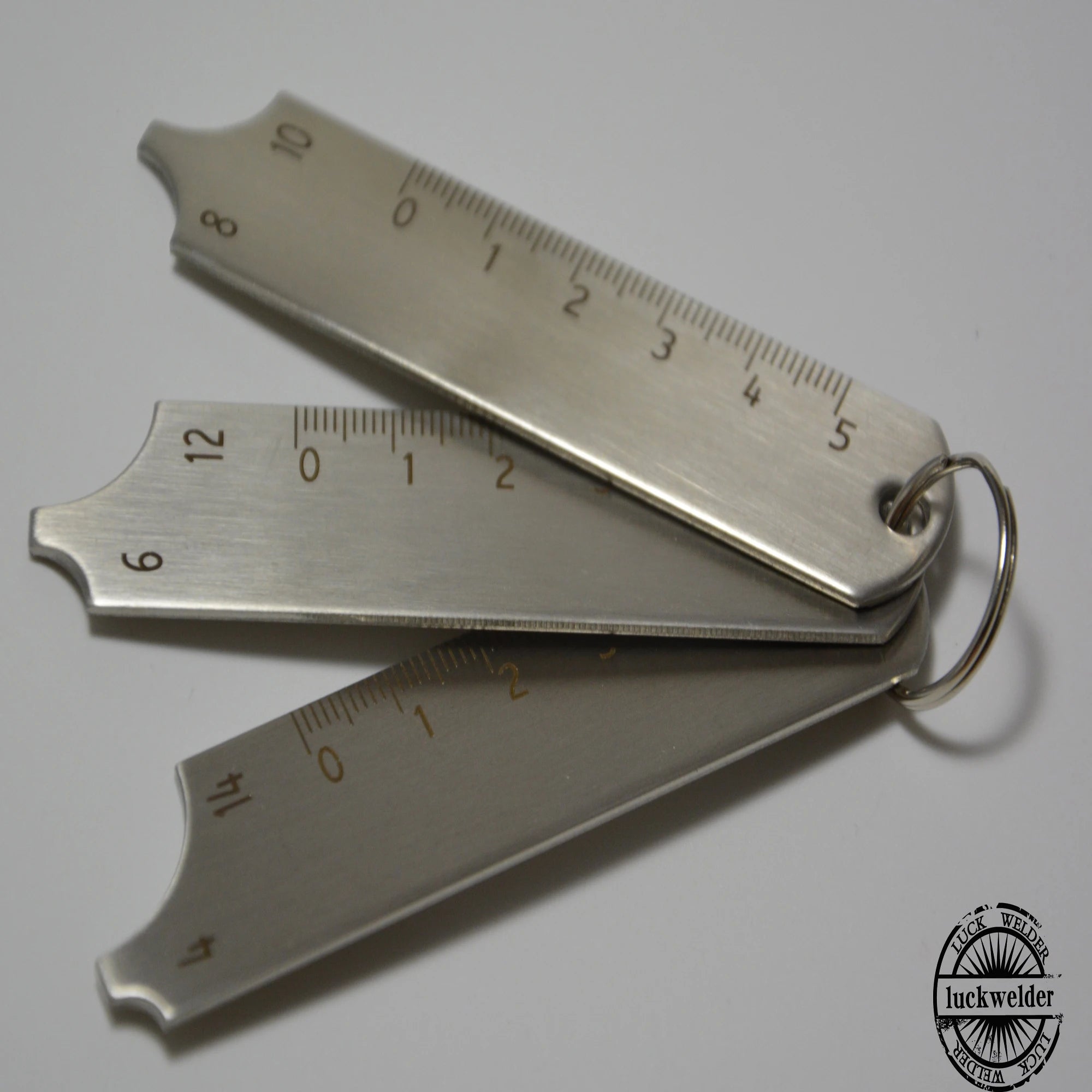 Three-Piece Key Set Inspection Welding Gauge Fit MIG/TIG/STICK Welding Test Gage