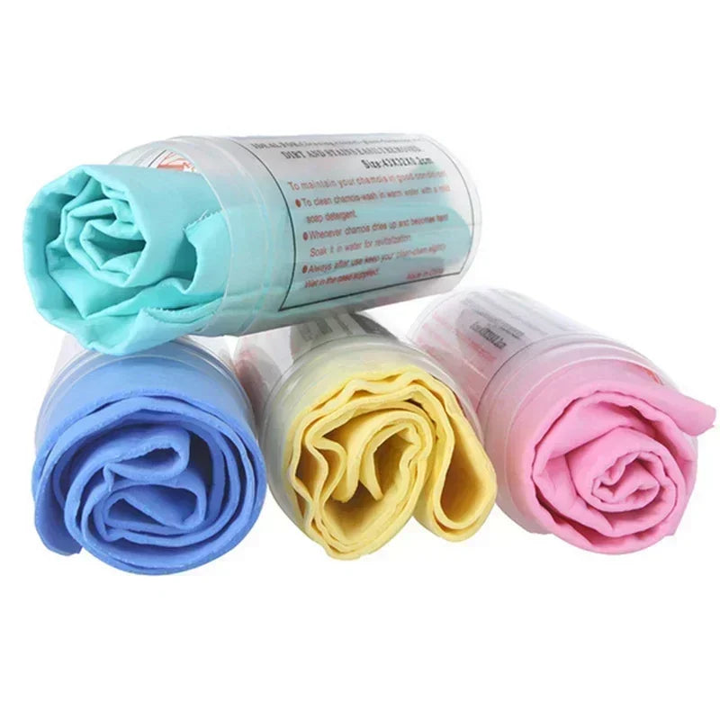 Car Wash Towel Soft Strong Absorbent Cleaner Car Accessories Auto Care Cleaning Cloth Hair Drying Deerskin Towels 43*32cm