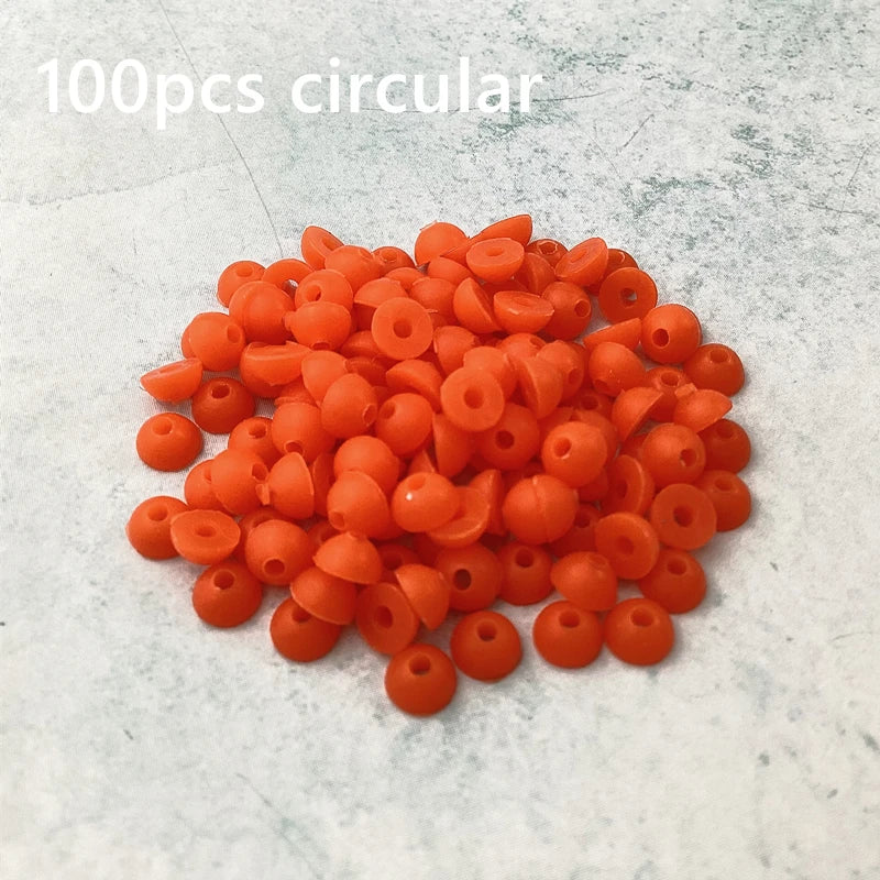 100pcs High Elasticity Colorful Fingerboard PU Bushing