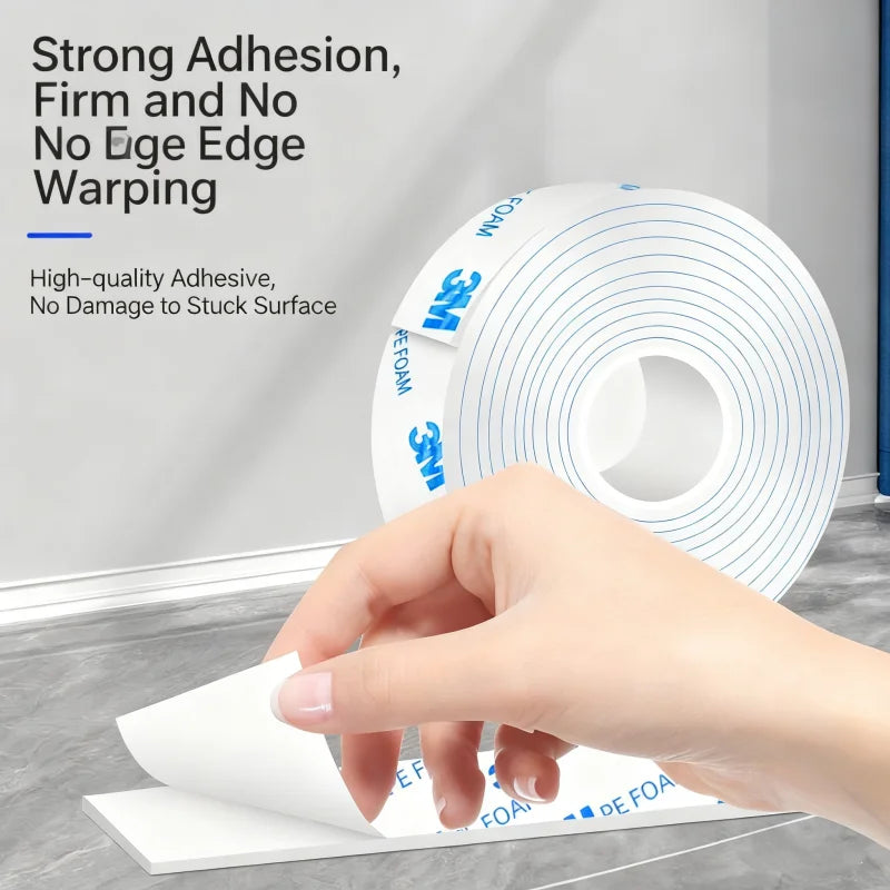 3M Strong Foam Double-Sided Adhesive 1600T Non-Trace High Viscosity Tape High Temperature Resistant Waterproof Adhesive Tape