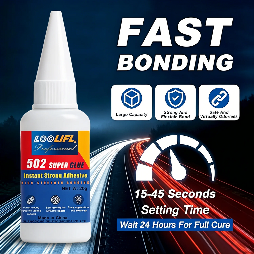 Fast Fix Leather Glue 20g Clear Drying Strong Adhesive for Shoes Wallet Car Seat Suede Upholstery Repair