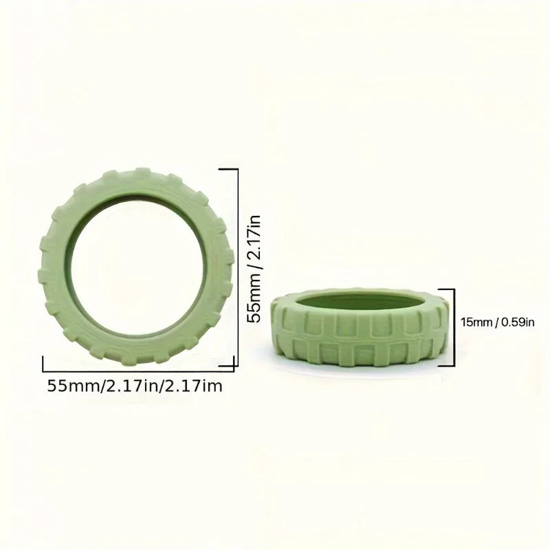 8pcs/set Silicone Luggage Wheel Protective Covers, Scratch Protection Covers for Universal Wheels.Essential Travel Accessorie.