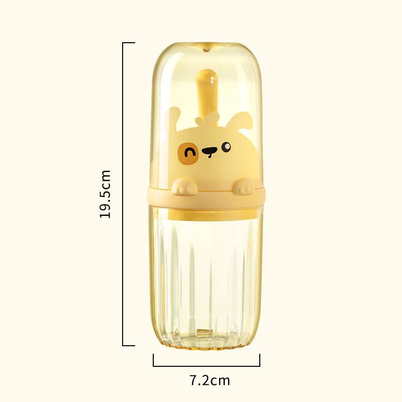 Creative Cartoon Toothbrush Storage Box Children's Set Travel Mouthwash Cup Portable Home Washing and Toothpaste Storage