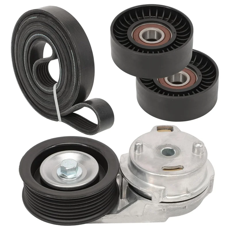 Well 38382 Drive Belt Tensioner Pulley Kit For Dodge Ram 1500 2500 3500 Years 2003-2008-Includes 53032130AA 53032130AC 38058