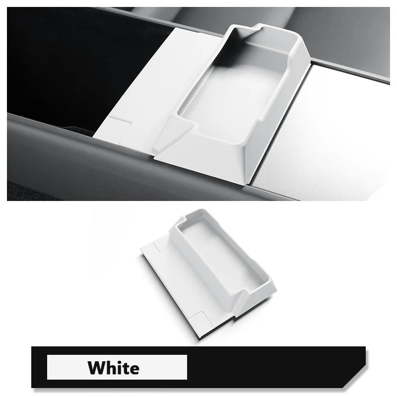 for Tesla Model 3 Y Juniper 2025 2026 Center Console Armrest Storage Box Glasses Holder Tray Case Organizer Interior Accessories