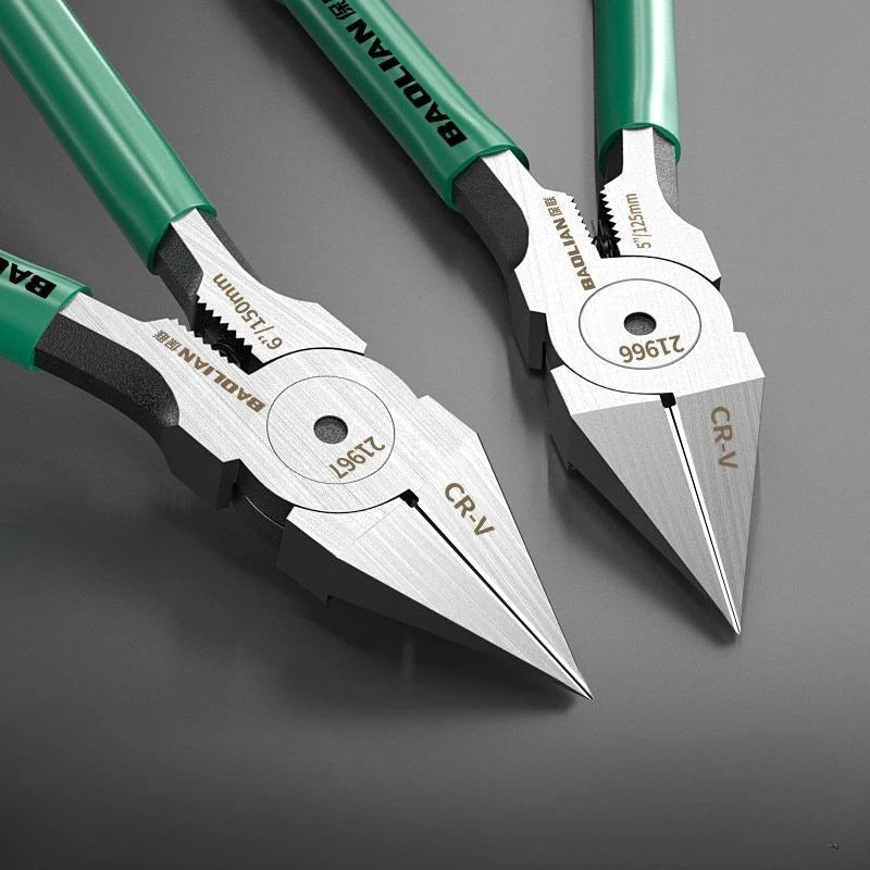 Industrial Grade Electrician Small Diagonal Pliers 5/6/8-Inch Sharp Side Mouth High Hardness Manual Tool for Plumbers And Electr