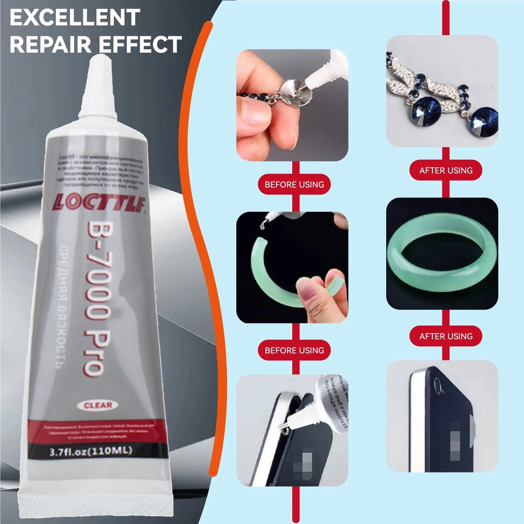 Multi-size Phone Screen Repair Glue Flexible Frame Sealant Anti-warping Universal Waterproof Adhesive for Mobile Phone Fixing Ho