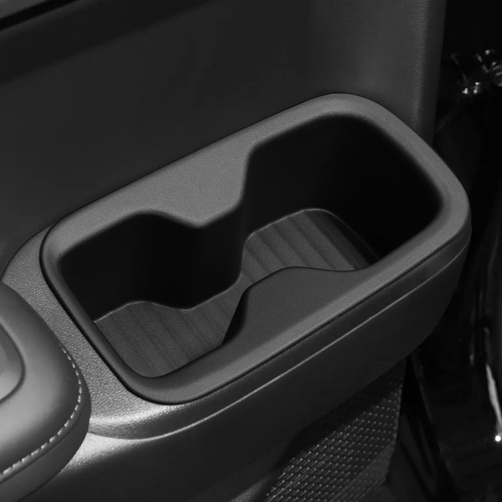 LUCKEASY for Hyundai Santa Fe 2024 2025 6/7 Seats Car Water Cup Holder The Second Row Drinks Cup Holder Storage Box Accessories