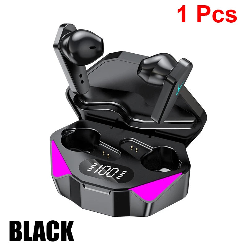 X15D TWS Wireless Earbuds LED Display Gaming Stereo Headphones With Mic Universal For iPhone Android iOS Huawei Xiaomi Redmi Mi