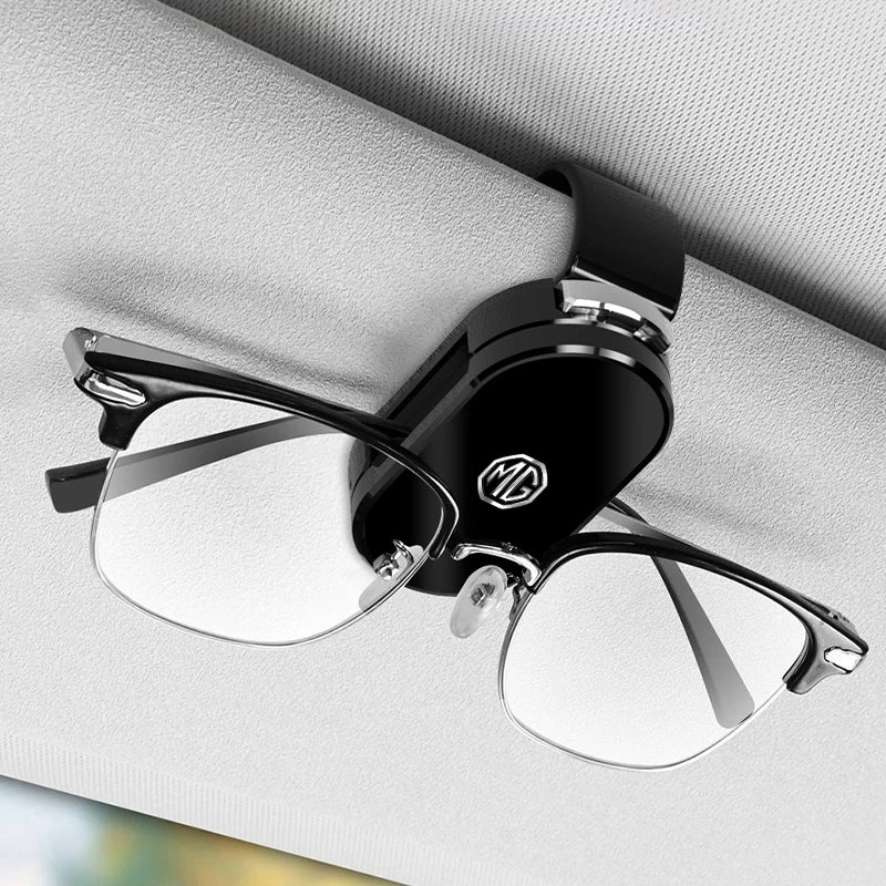 1Pcs Car Sun Visor Glasses Storage Clip Sunglasses Holder For MG HS ZS MG4 EV Cyberster MG6 MG5 ES5 MG7 MG3 EZS MG07 ONE Hector