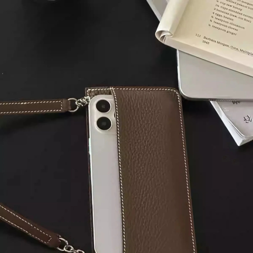 New PU Crossbody Mobile Phone Bag Convenient Multifunctional Passport Card bag Three In One And One Handheld Bank Card Wallet 가방