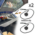 2pcs Hatch Tailgate Trunk Car Parcel Shelf String Cord Tonneau Cover Strap For VW Golf MK5 MK6 Rabbit R R32 R20 GTI All models
