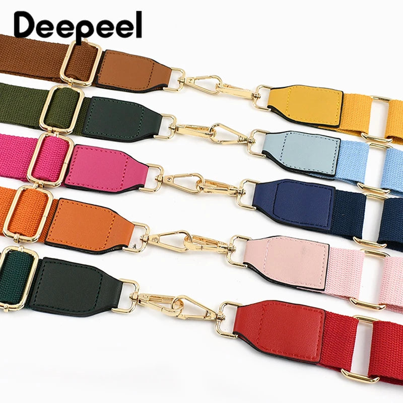 1Pc Deepeel 3.8cm Nylon Shoulder Bag Strap Adjustable Webbing Replaceable Belt for Crossbody Bags Handbag DIY Craft Accessories