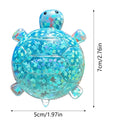 Glitter Turtle Shape Squeeze Toy Stress-relieving Fingertip Sensory Toy Anti Stress Sensory Fidget Toy Turtle Decompressions Toy