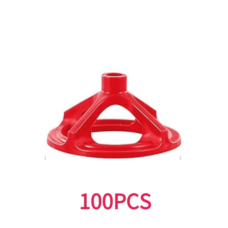 200 Pcs Tile Leveling System Baseplates and Reusable Caps Kit 1-3mm Tile Spacers Leveling System Construction Tool Parts Set