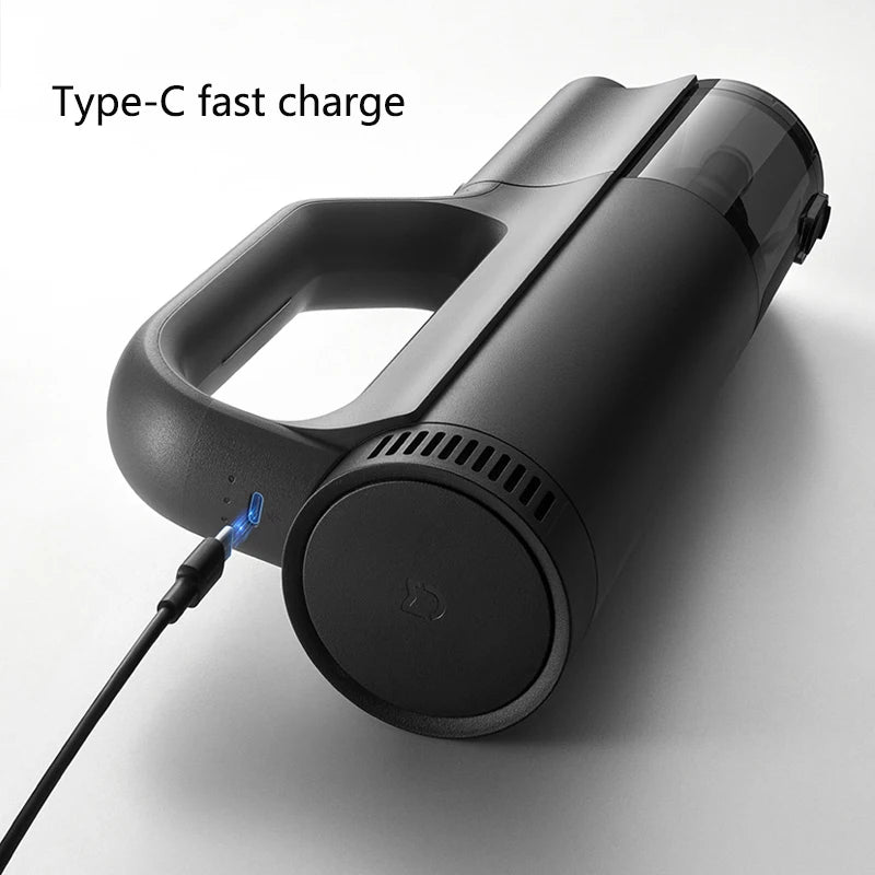 Mijia Car Vacuum Cleaner 21kPa Suction Type-C Charging 5-Stage Filtration 2400mAh Home Wireless Vacuum Cleaners Washable