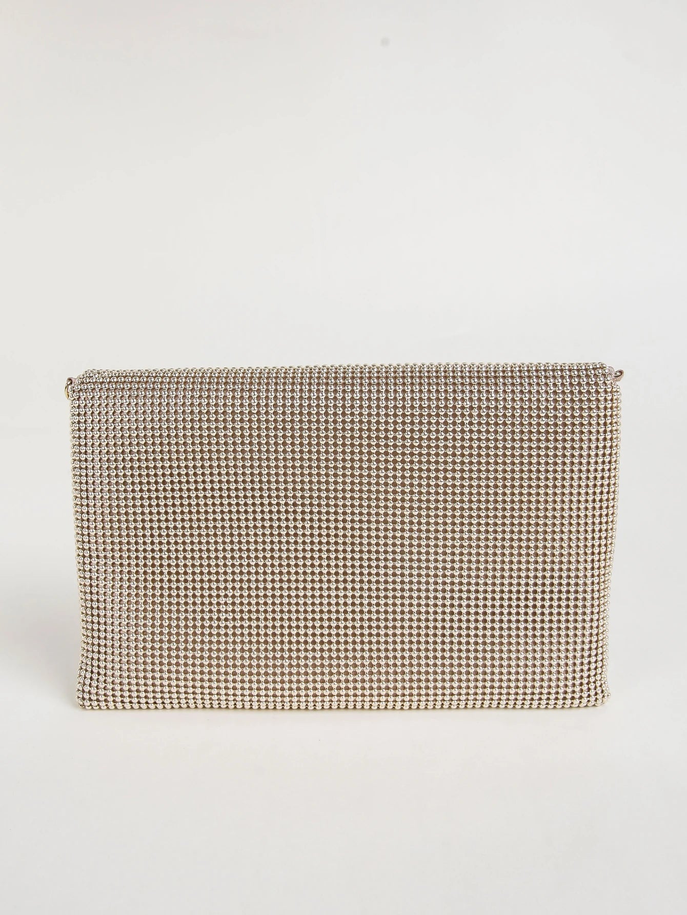 Clutch Chain Mesh Purse Evening Bag for Women, Elegant Chain Mail Evening Envelope Handbag With Detachable Chain Elegant