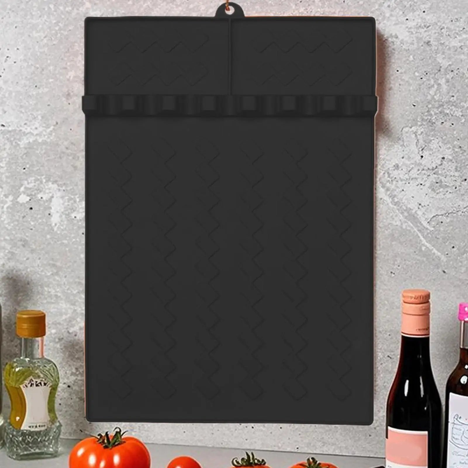 Silicone Grill Mat Tools Pad Side Shelf BBQ Griddle Tools Mat for Kitchen Countertop Griddle Home Cooking Grilling ﻿