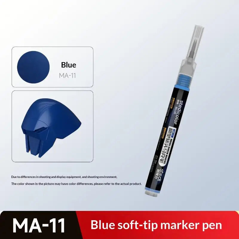 New New 1PC Stedi Front Valve Type Soft Tip Acrylic Paint Marker Water Based For Mecha Figure DIY Hobby Painting Coloring