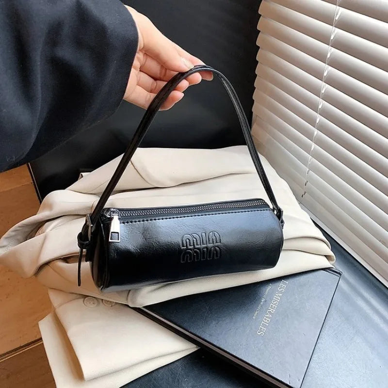 Luxury Leather Diaper Bag For Women Popular Classic Designer Paris Elegant Tote Purse Large Capacity Casual Simple Solid