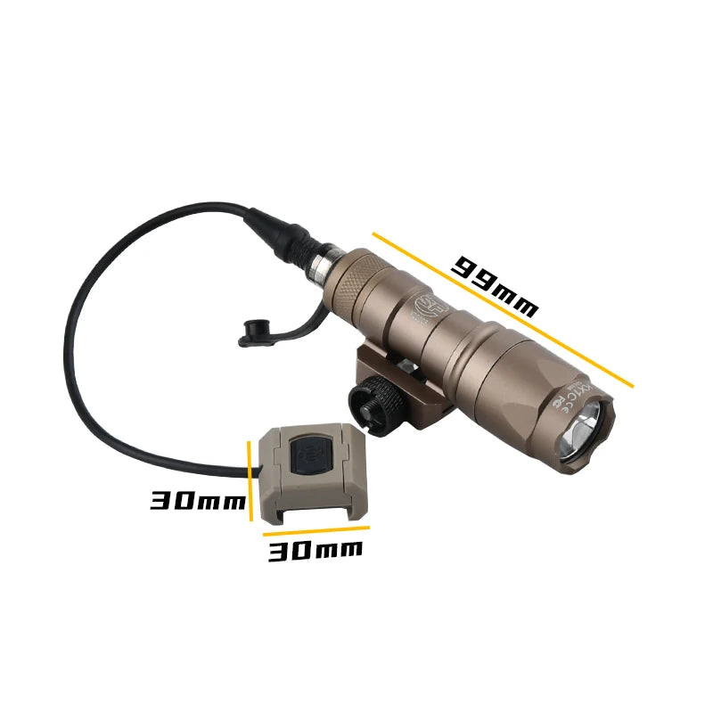 Surefire Tactical M600 M300 Airsoft Flashlight Scout Light Modbutton Lite Switch MLok Keymod Lamp LED Outdoor game Toy lamp