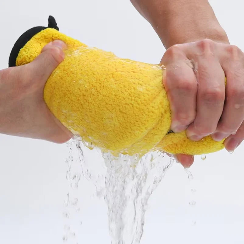 10-1Pcs Microfiber Cleaning Towel Car Cleaning Cloths Professional Detailing Car Drying Microfiber Towel Wash Towels Accessories