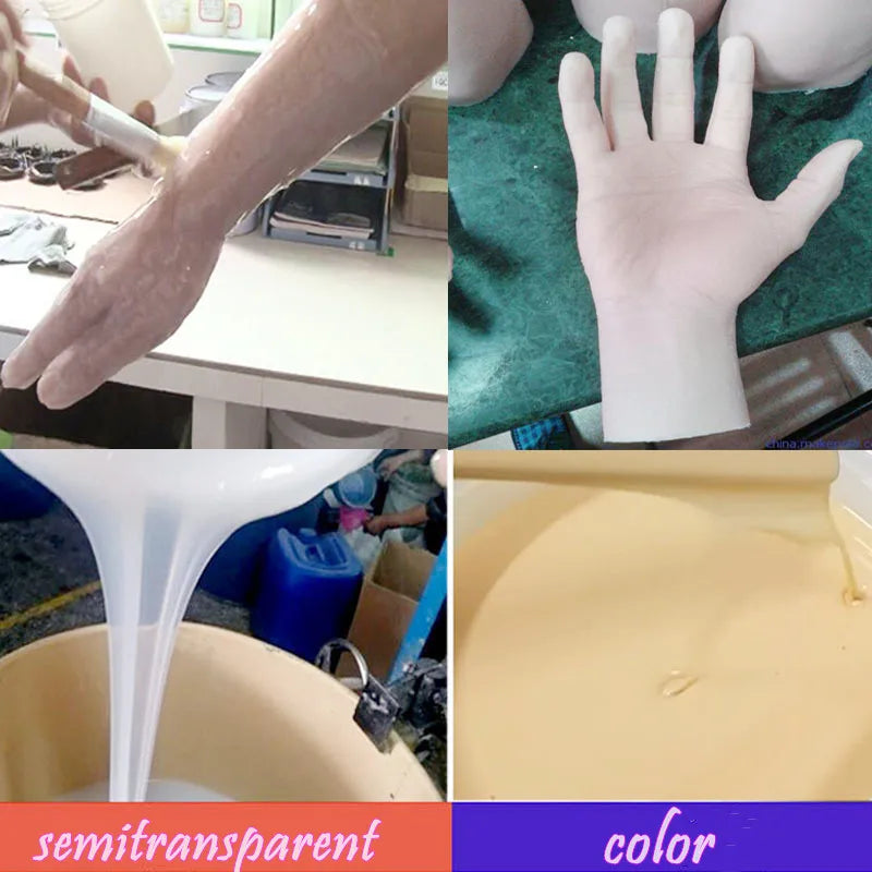 Silicone Material For Human Body, 10-Degree Skin Color Liquid Vulcanized Silicone,