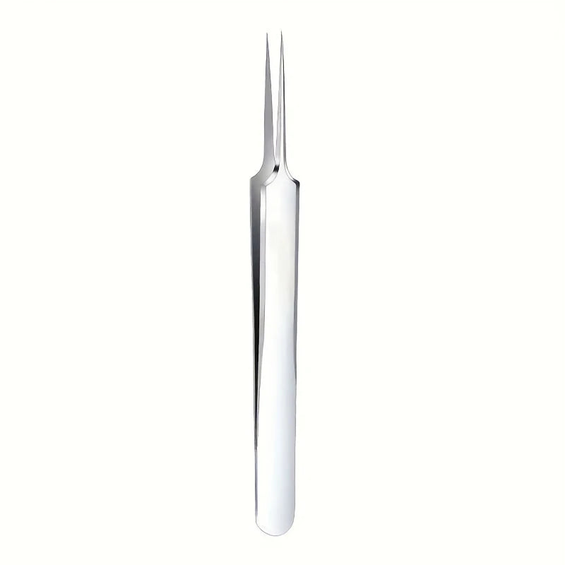 1 Pack Extra Fine No. 5 Cellular Acne Blackhead Tweezers - Facial Beauty Remove Acne Needle Tools for Skin Care