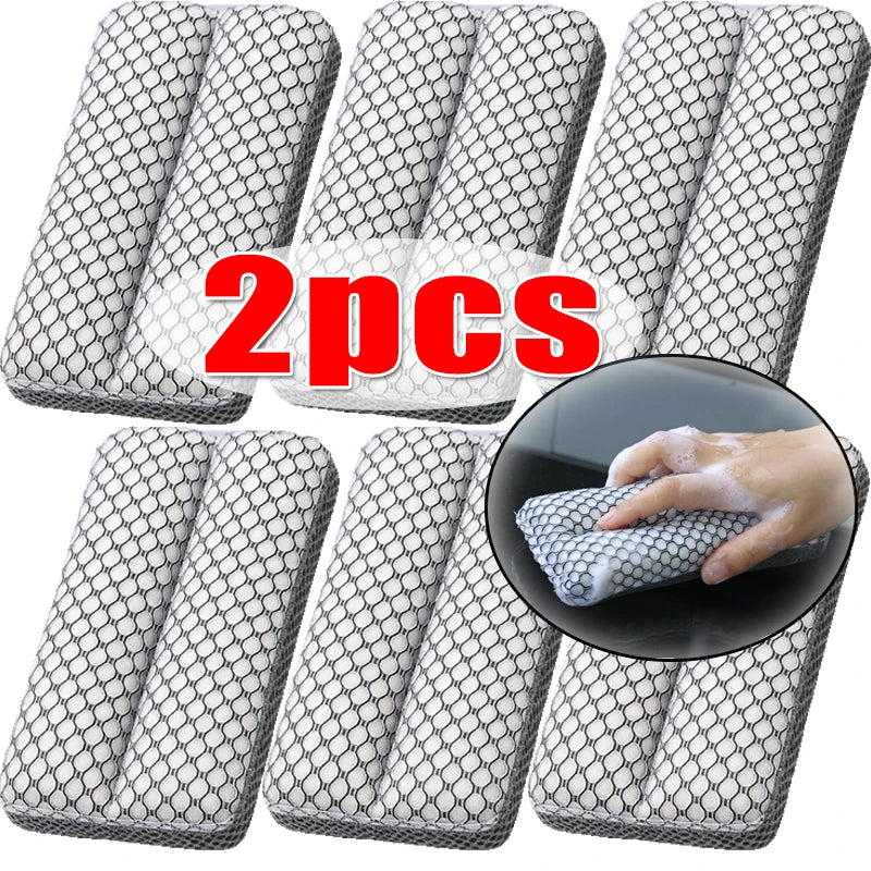 Washing Ultra Soft Water-Absorbent Mesh Car Mesh Sponges Wash Sponge Double-sided Honeycomb for Car To Clean Glass Paint Dirty