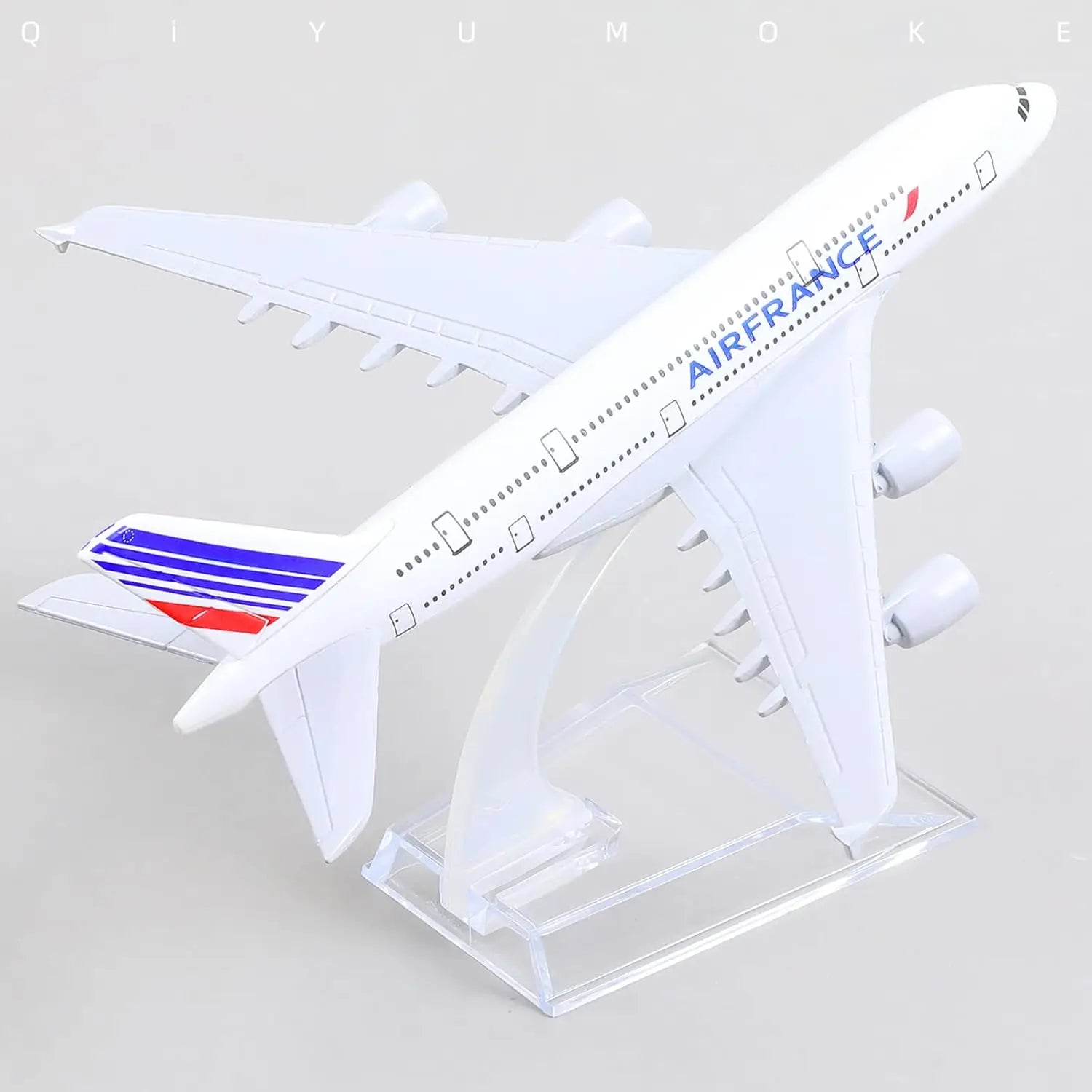 1/400 16cm France A380 Model Plane Diecast Metal Airplane Model kit  with Display Plane Stand Gift or Desktop Collection