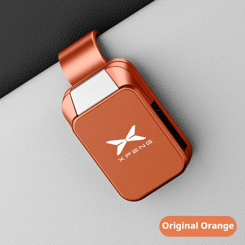 For XPENG G6 P7 G9 MONA M03 G3 P5 2024 2025 Car Interior Accessories Car Visor Sunglasses Glasses Case Glasses Holder Clip