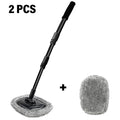New Car Wash Mop Cleaning Brush Telescoping Long Handle Cleaning Mop Retractable Bent Bar Car Wash Brush Car Cleaning Tools