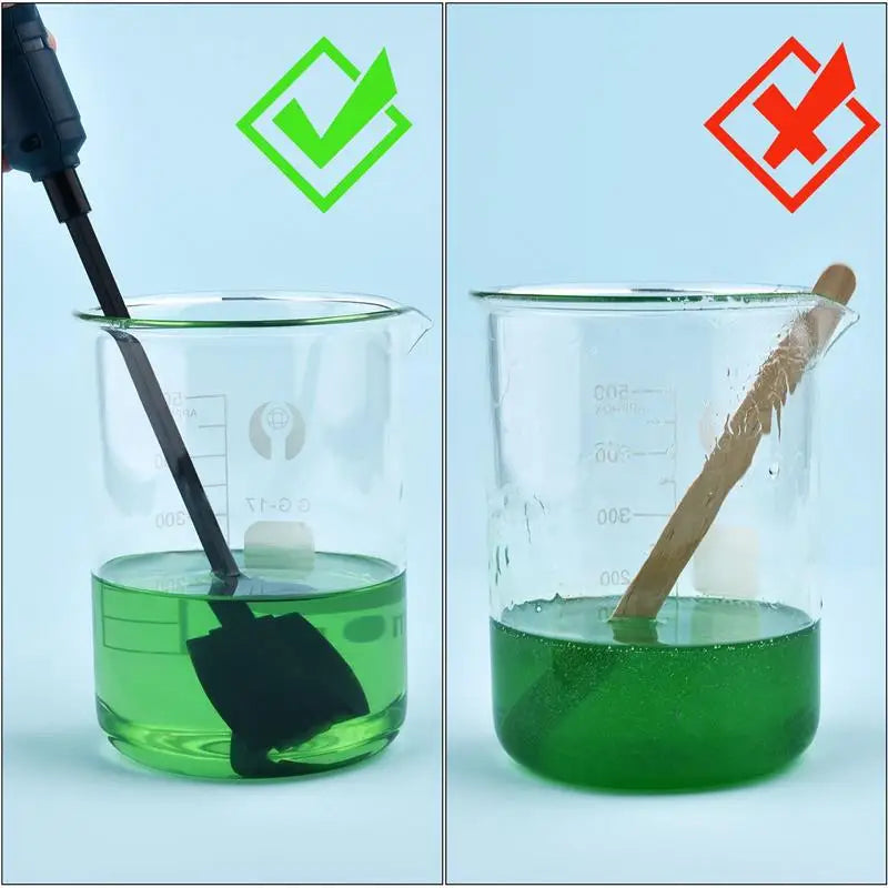 Electric Agitator Jewelry Tools DIY Epoxy Resin Glue Pigment Mixing Sticks Plastic Stirring Rod Jewelry Making Tools Resin Mixer