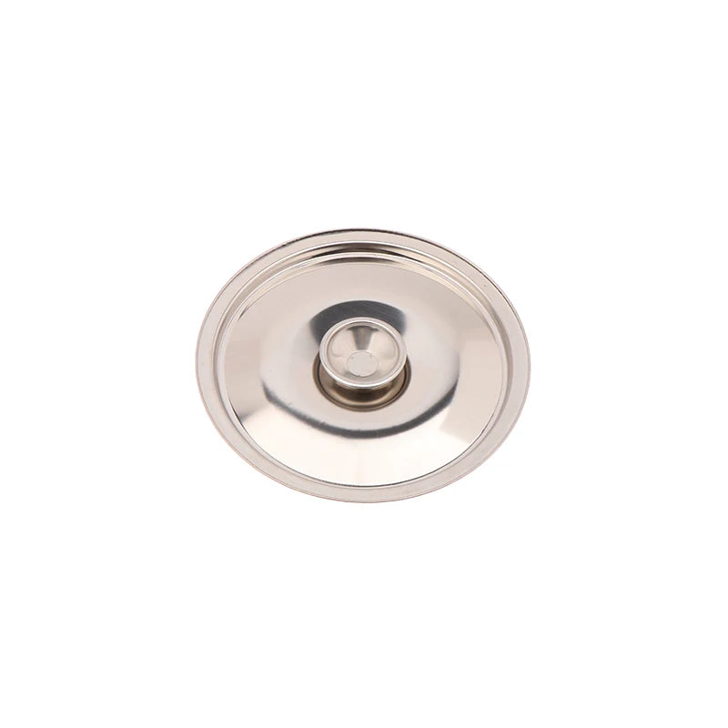 10-26cm Round Pot Lid Thicken Stainless Steel Saucepan Cover Replacement Universal Kitchen Food Lid Kitchen Supplies