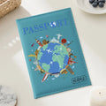 Custom Passport Holder, Premium Synthetic Passport Wallet - Compact And Foldable, Travel Wallet Featuring a World Map Design