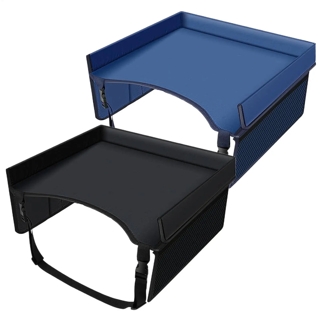 Baby Stroller Table Toy Desk Interior Car Seat Tray for Kids Draw Eating Storage Snacks Toys Cup Holder Kids Car Travel Tray