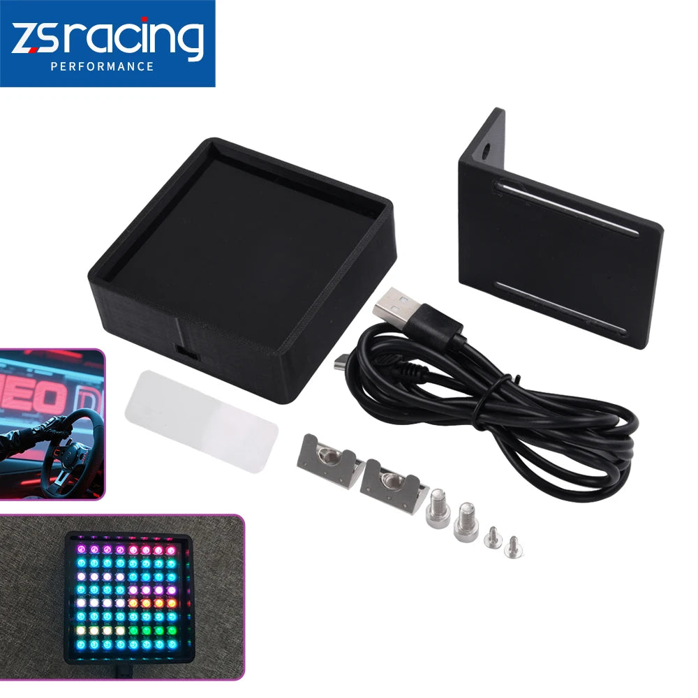 Sim Racing Game Dashboard Flag Signal Light Gear Display Compatible Logitech G29/G27 Thrustmaster T300 SIMAGIC MOZA FANATE HB055