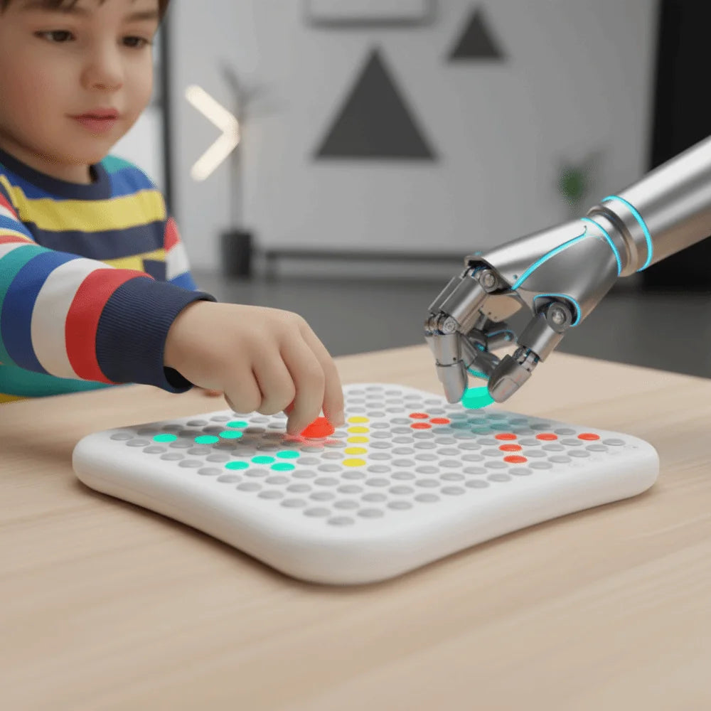 Portable AI Intelligent Gobang 5-in-1 Educational Smart Electronic Gomoku Two-player Interactive Chess Board Game Family Party