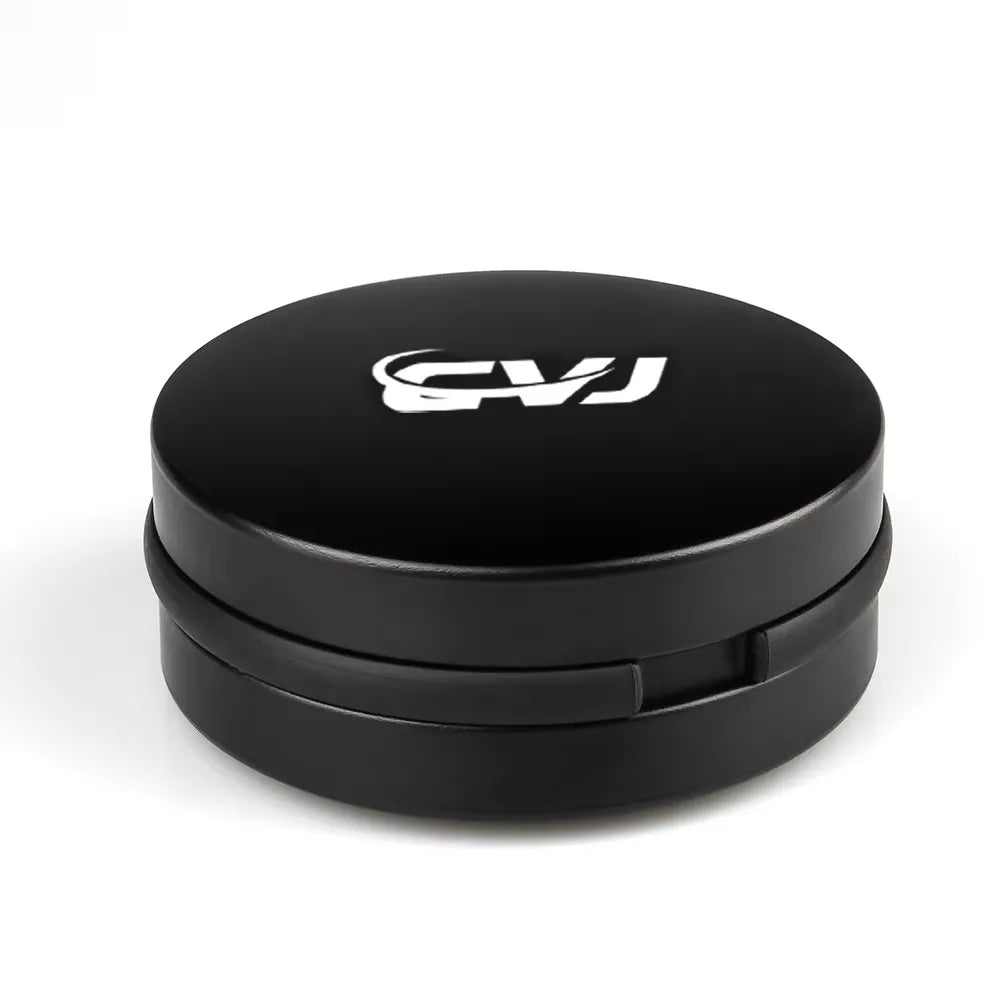 CVJ A1 Black Metal Box Portable Storage Box  And Waterproof Aluminum Alloy Earphone Bag
