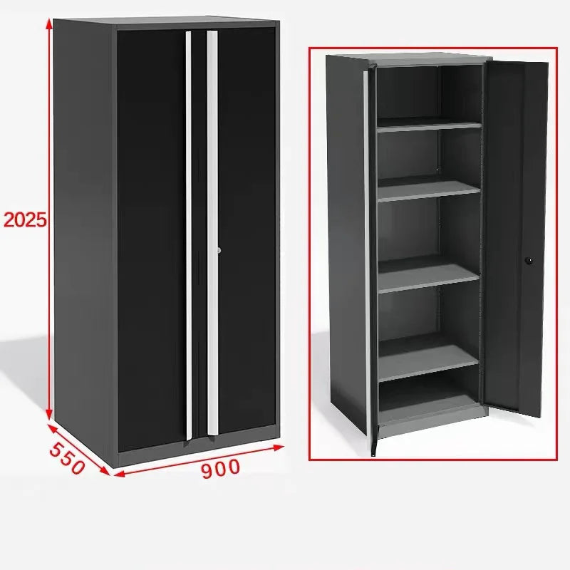 Modular Heavy-Duty Tool Cabinet Industrial Rolling Storage Workstation with Drawers for Garage Workshop Mechanic Organizer